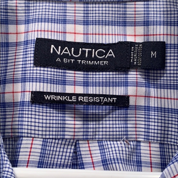 Bundle of blue nautica dress shirts! Like new - Picture 6 of 8